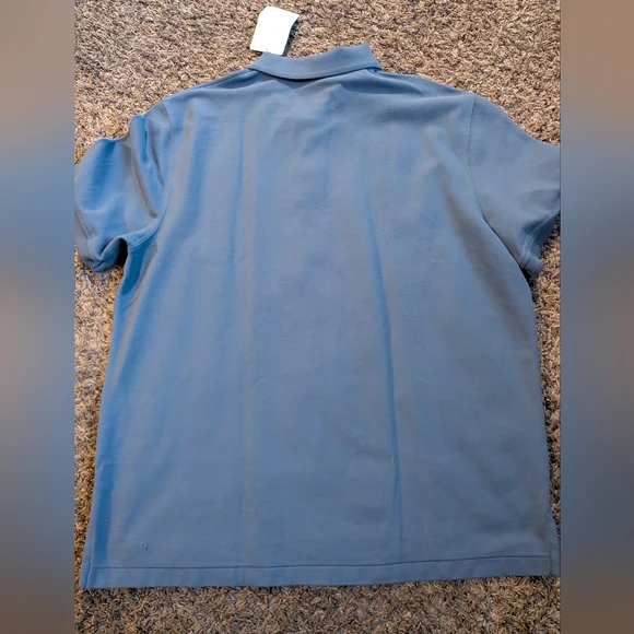 NWT L.L. Bean Blue Vintage Indigo Cotton Traditional Fit Polo Men's XL - Picture 6 of 6